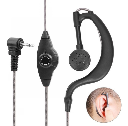 Audífono Con Gancho Para Oreja Para Radio Motorola 2.5 Mm