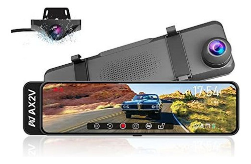 Camara De Reversa Vehicul Ax2v 11  Mirror Dash Cam 1080p