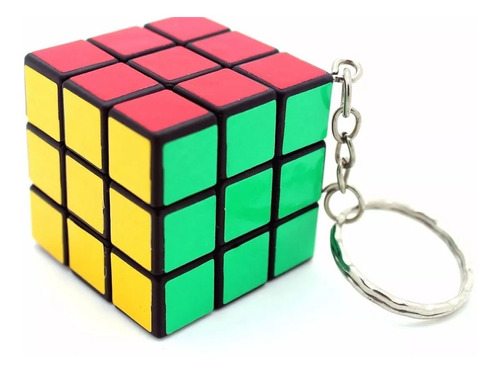 Llavero Cubo Mágico Estilo Rubik Ideal Souvenir Eventos