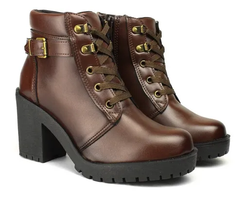 Bota Feminina Casual Cano Curto Z per Fivela Lan amento 2019