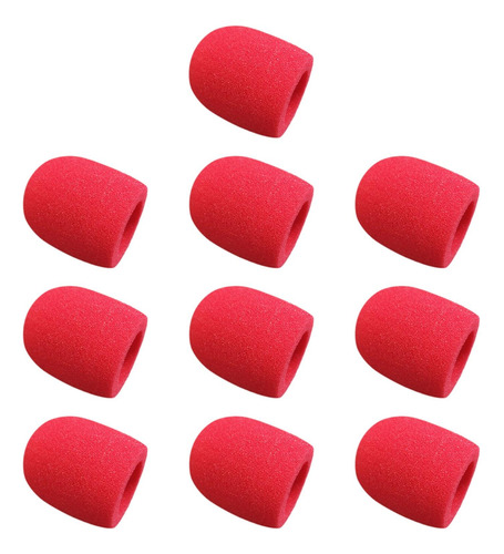10pcs Microfone De Mão Capa Resistente Para Discursos Salas