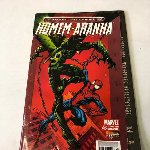 Homem-aranha N° 63 Col Marvel Millennium