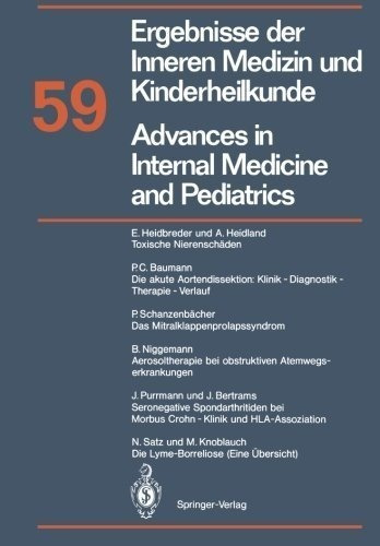 Advances In Internal Medicine And Pediatrics / Ergebnisse D