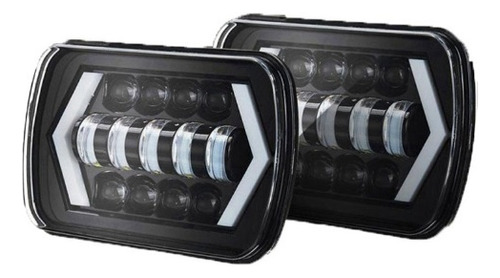 A Faros Delanteros Led De 5x7 X 6 Pulgadas Ford Jeep