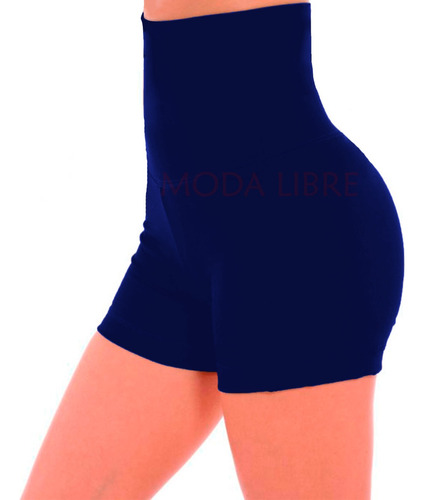 Short Modelador Faja 30cm 100% Lycra Mujer Standar Xs- Xx