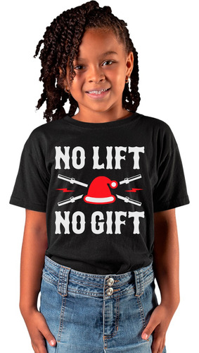 Playera Infantil Obscura De No Gift Navideño En Promo