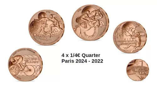 Paris 2024 Jogos Olímpicos - Place de la Concorde - Moeda de € 10 dinheiro  - seja 2022 –