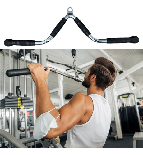 Presione La Barra Descendente Anti Slip V Bar De Remo Cable