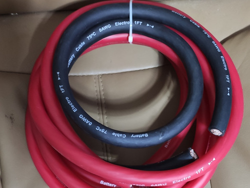 Imagen 2 de 2 de 8 Metros De Cable Calibre 0 Cca Muy Flexible Calidad Nuevo