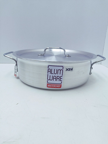 Imagen 5 de 5 de Olla Cacerola Industrial Con Tapa 10lts Alumware 0681 Xavi