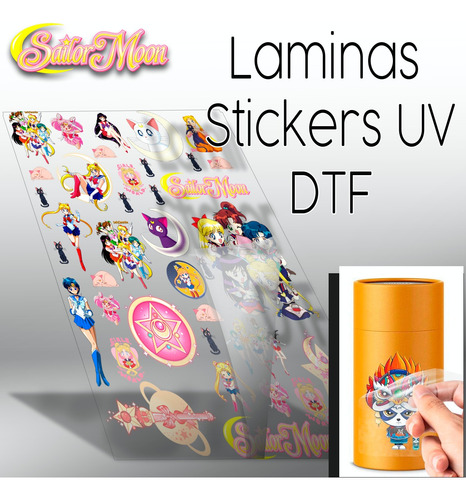 Stickers Uv Dtf Anime Sailor Moon