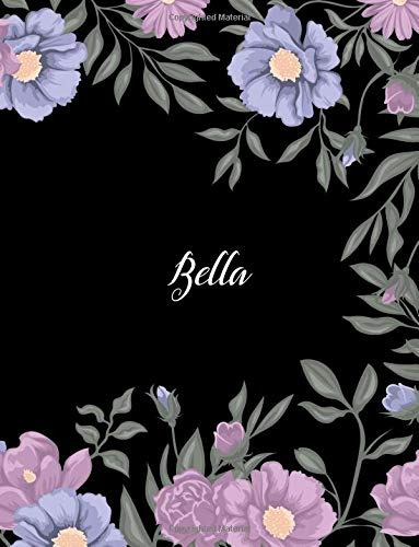 Bella 110 Ruled Pages 55 Sheets 85x11 Inches Climber Flower 