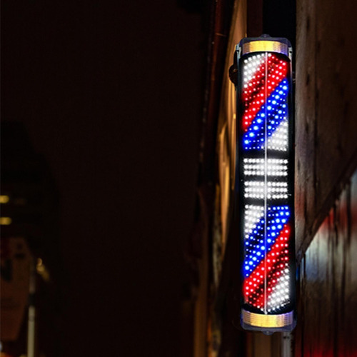 Luz Led Giratoria Para Poste De Borde Áureo De 1 M