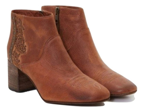 Botas De Cuero- Clara Barceló- N°35/36- Rapsodia-bendito Pie