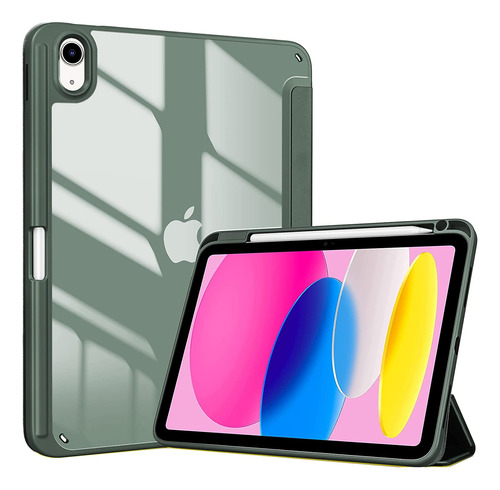 Funda Con Portalapiz Para iPad 10.9 10ma Gen. 2022 - Oliva