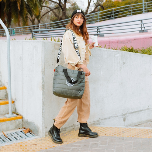 Imagen 6 de 10 de Tote Shopper Xl Diamond Rap Militar