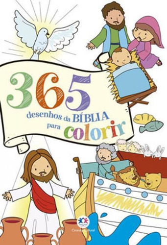 365 Desenhos Da Bíblia Para Colorir, De Ciranda Cultural / Nobusa, Lie. Editora Ciranda Cultural, Capa Mole Em Português