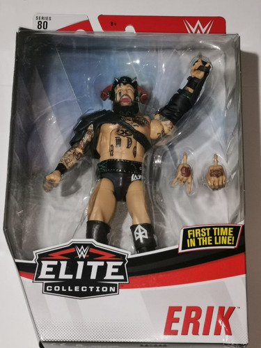 Figura Wwe Muñeco Luchador Erik Viking Raider Elite Serie 80