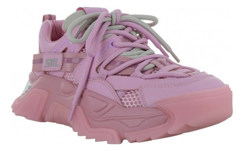 Tenis Steve Madden Kingdo M Pink/pink  Mujer