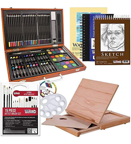 Us Art Supply Juego De Creatividad Artística De Lujo De 82 P