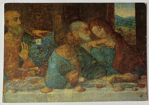 Antigua Postal, Leonardo Da Vinci, Milán, Italia, P0214