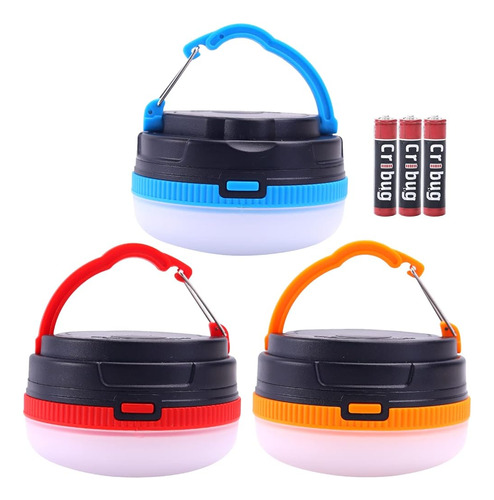 Kunhe Cp4 Pack De 3 Linternas De Camping Para Niños Luces De