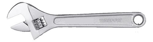 Llave Ajustable Cromada 8 PuLG 200 Mm Apertura 24 Mm Wadfow Color Cromado