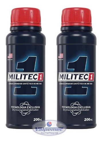 Militec 1 Condicionador De Metais 200ml 2 Unid E Brinde