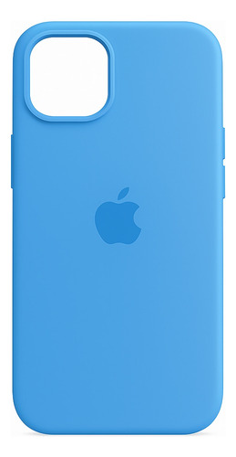 Funda Iphone 13 14 15 Silicona Case Pro Y Pro Max Celeste Iphone 14
