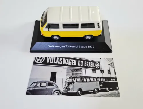 Miniatura Vw Kombi T3 Luxo 1979 1:43 Volkswagen Collection