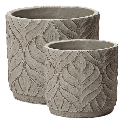 Kit Cachepot Vaso Decorativo Rustico Para Planta Suculenta Cor Verde envelhecido