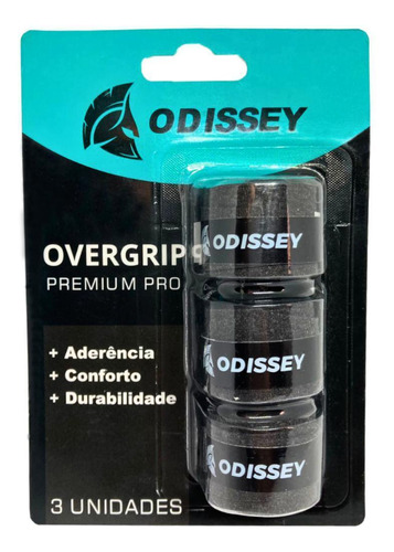 Overgrip Raquete Beach Tennis Padel Tênis Kit 3 Unidades