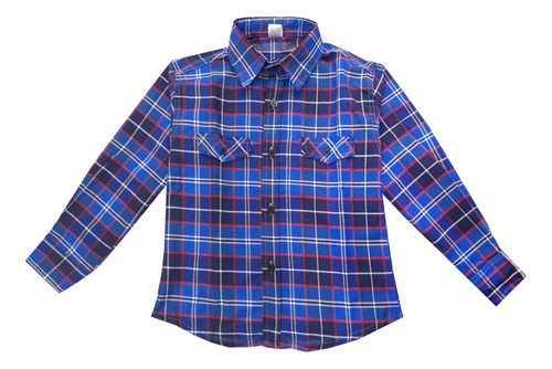 Camisa A Cuadros Escocesa Niño Manga Larga T 4-16 Prim/vera