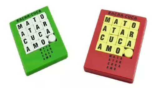 Racha Cuca Brinquedo Jogo Quebra Cabeca Letras Infantil