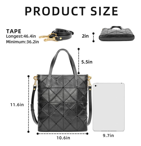 Brirt Bolsos De Mano De Cuero Genuino Para Mujer Satchel Hob