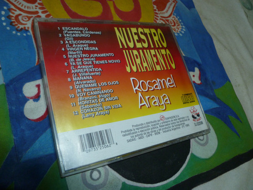 Rosamel Araya - Nuestro Juramento - Cd Garantia Abbey Road 