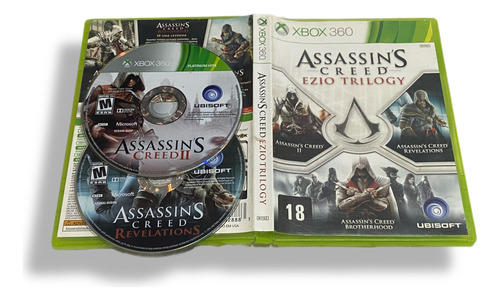 Assassins Creed Ezio Trilogy Xbox 360 Pronta Entrega!