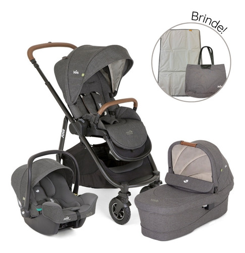 Carrinho De Bebê Travel System Trio Versatrax Cycle - Joie