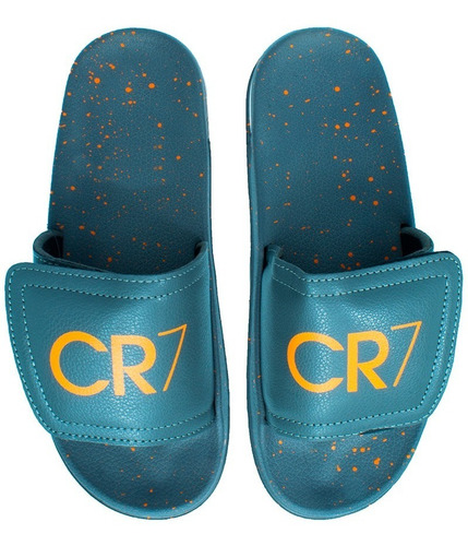 Imagen 2 de 4 de Sandalias Casual Cr7 Gris Cr710gn Moletto