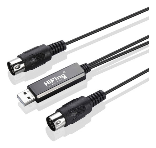 Hifing Usb In-out Cable Midi Uno En Una Interfaz