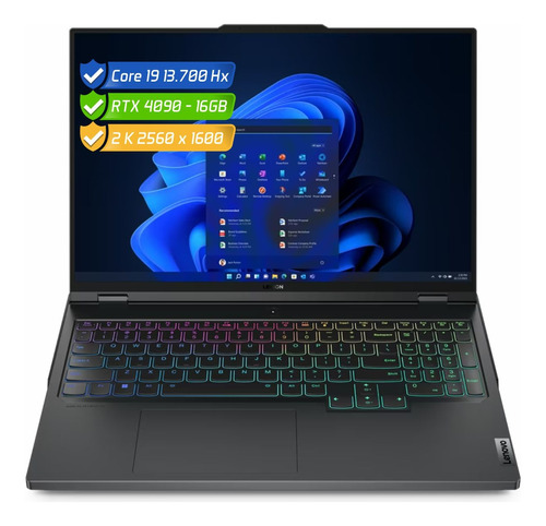 Portátil Gamer Lenovo Legion Pro 7 Core I9 96gb 1tb Rtx 4090