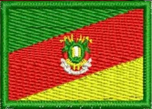 Imagem 6 de 10 de Kit C/ 3 Mini Bandeira Bordada 4x3cm Estados Países Patch
