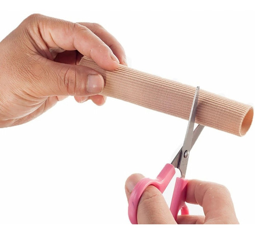 Imagem 1 de 10 de Tecido Gel Tubo Bandagem Dedos Pés Calos Protetores Mão