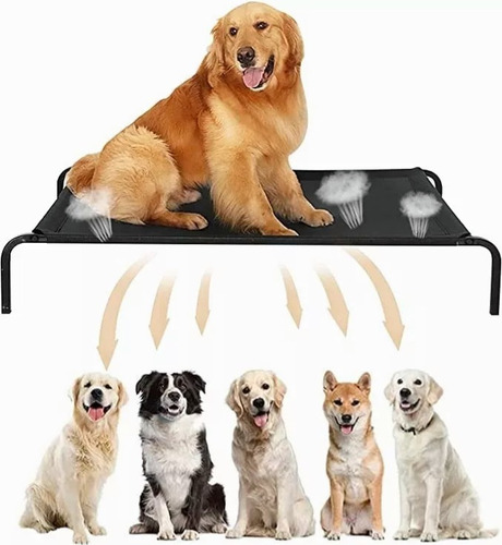 Cama Elevada Para Perro Cuna Portátil Para Mascotas Grande