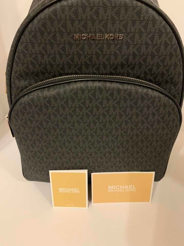 Imagen 3 de 9 de Bolsa Michael Kors Estilo Mochila Abbey Negra Original Nueva