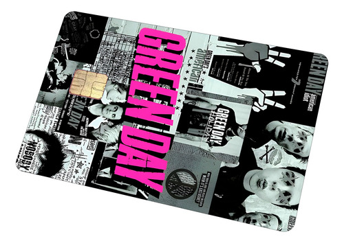 Sticker Para Tarjeta Nuevo Banda Green Day Rock A Elegir
