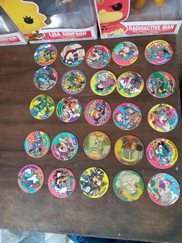 Tazos D Los Simpson Gira Tazos Looney Tunes Y Mas 10/10 (Usado)