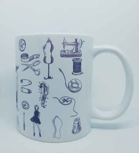 Imagem 3 de 4 de Caneca Personalizada Profissão Costureira
