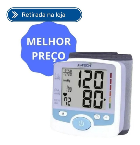 Aparelho Pressao Automático Digital De Pulso G-tech Bpgp Lm8