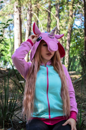 Imagen 4 de 6 de Sudadera Unicornio Rosa Reytol